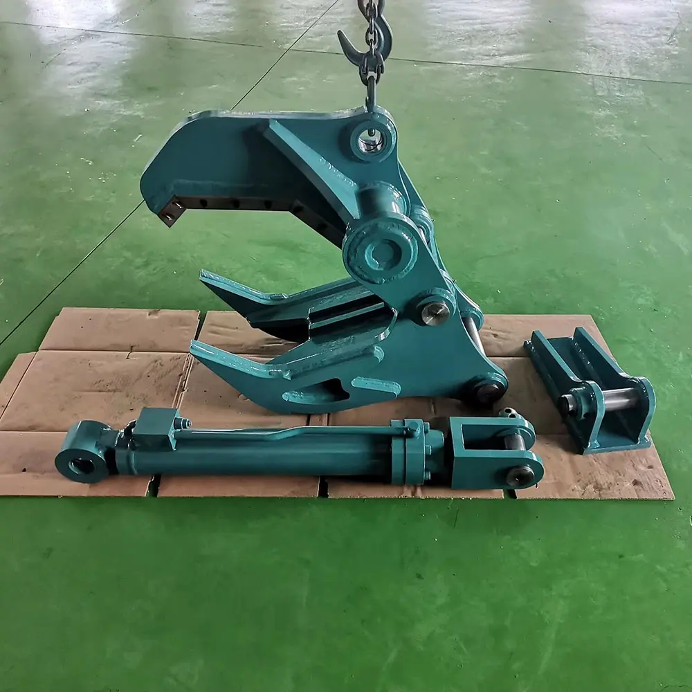 Save Labor Cost Tree Cutter Excavator For Wood Futher Treatment