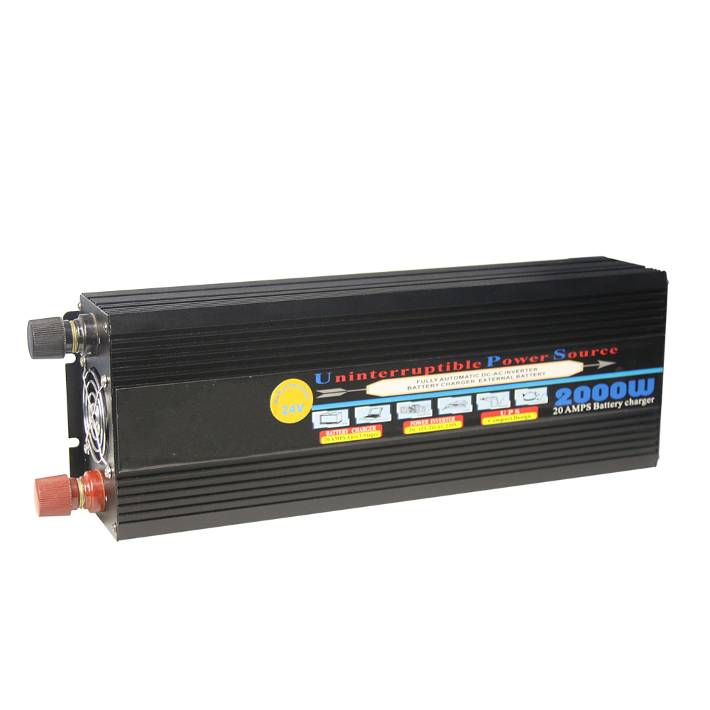 Modified wave inverter 2000 Watt with charging function and UPS conversion function Big power inverter for Car