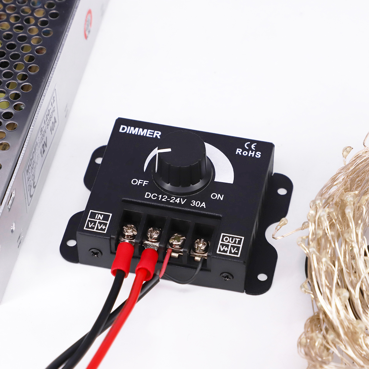 Светодиодный диммер для аквариума Black12v, 24 В, 30 А
