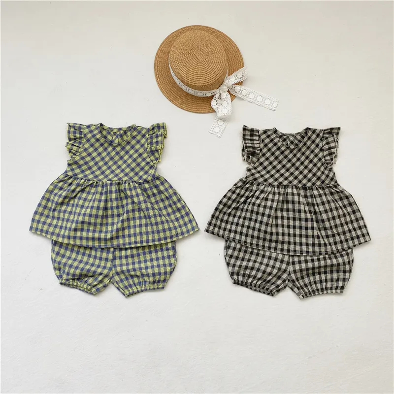 Newborn Infant Baby Girl Ruffle Short Sleeve Romper Top Floral Shorts Pants With Bowknot Headband 2pcs Summer Outfit Clothes