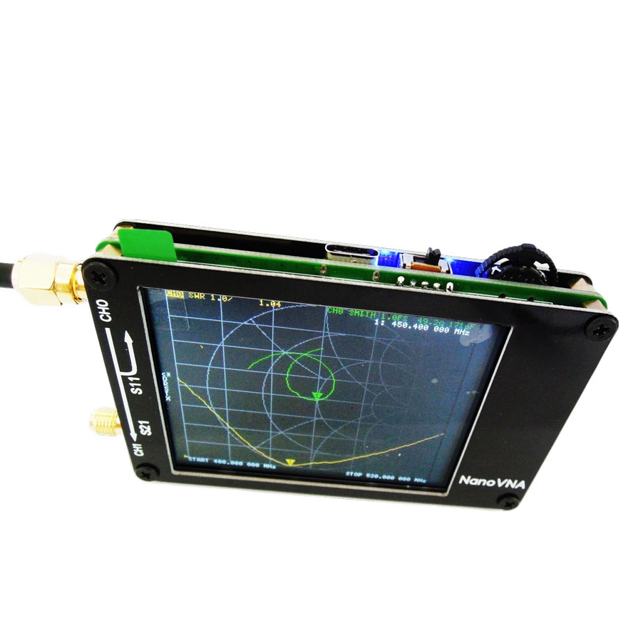 Hugen оригинальный 50KHz-900MHz NanoVNA векторный сетевой анализатор HF VHF UHF антенный анализатор