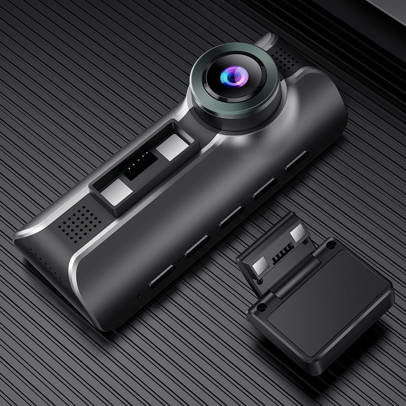 Скрытая камера 2160p потоковый 4k x6000 видеорегистратор с двумя камерами датчик поворачивания экрана автомобильной аварии черный ящик 360 градусов видеорегистратор с поддержкой Wi-Fi карты