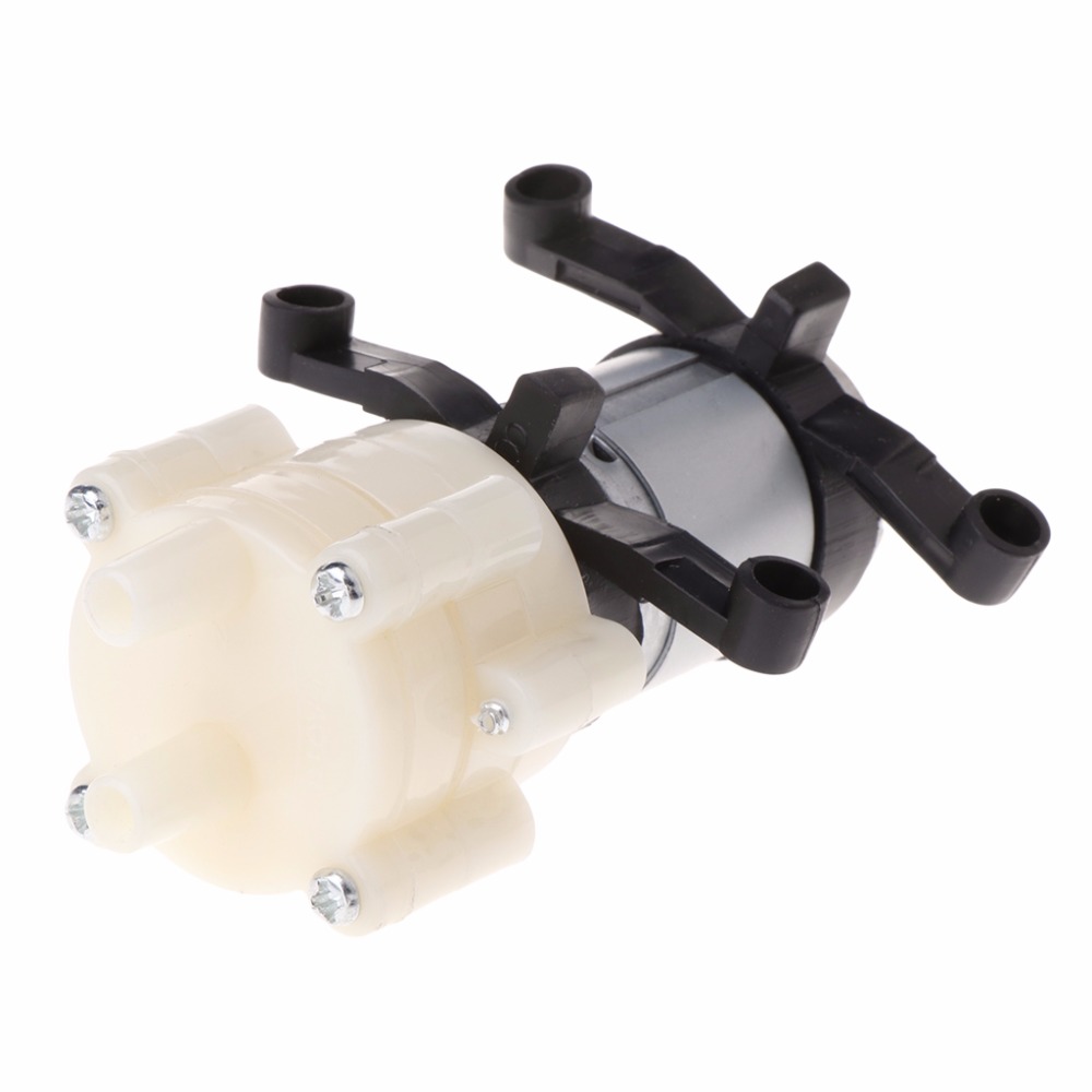 New R385 DC 6-12V Diaphragm Pump Miniature Pump Water Cooling for DIY RC Boat