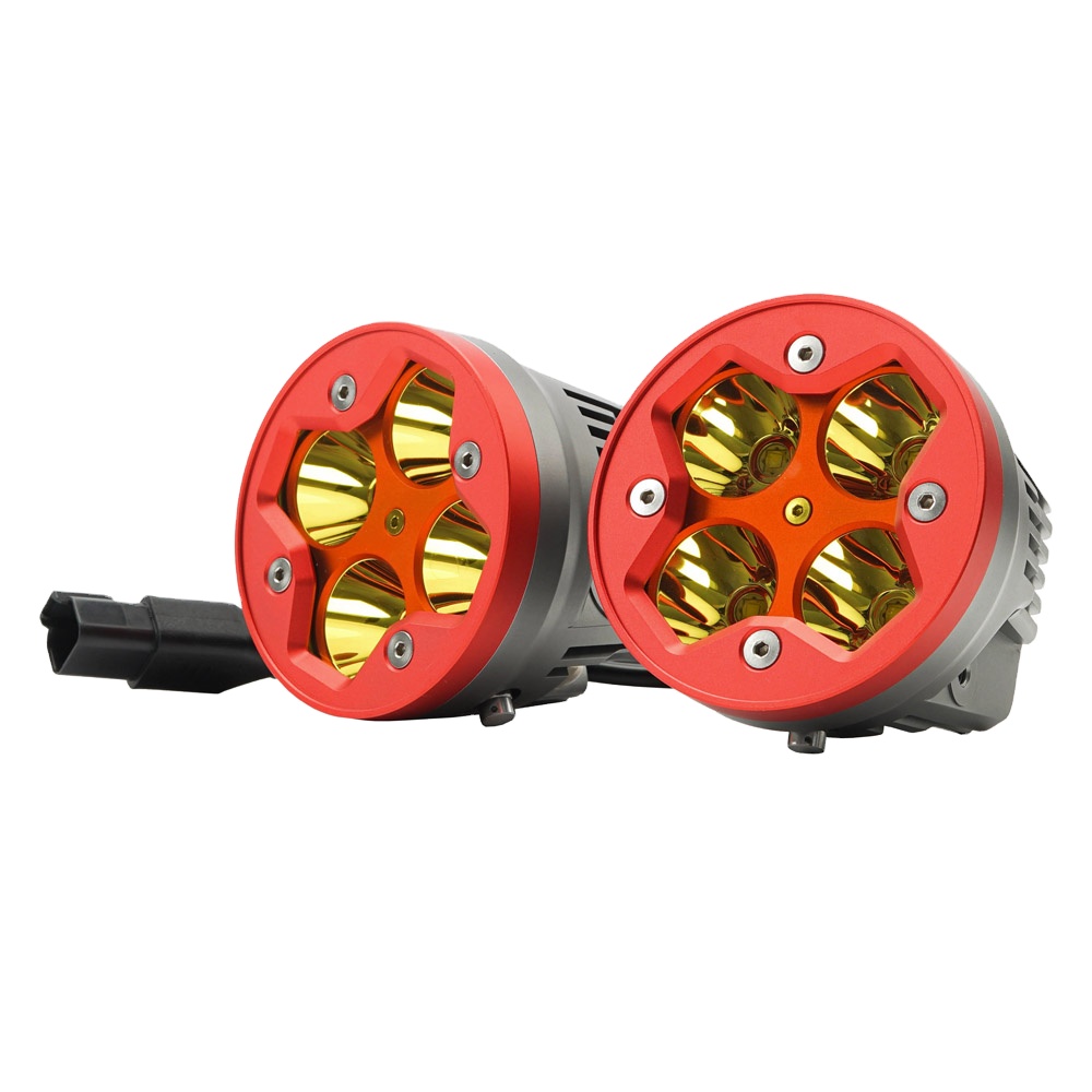 2020 LITU автоматическая система освещения 40W LED рабочий свет 3 дюймов мотоциклы проектор внедорожный светодиодный желтый белый светодиодный фонарь для грузовиков ATV