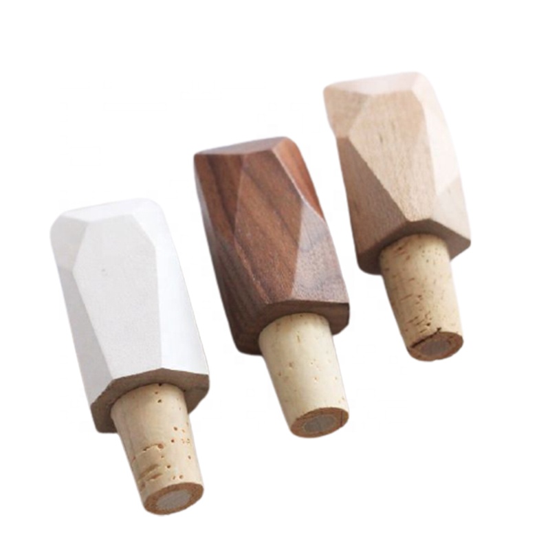 Customized Wine Bottle Wooden Corks Stoppers