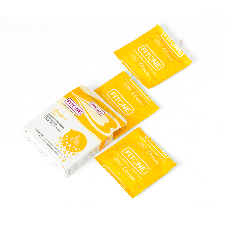 Multiple Flavors FITONE 3 Pieces/Pack Crystal Condom For Male