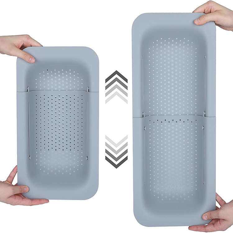 Amazon Vegetable Fruit Washing Adjustable Colander Strainer Kitchen Wash Drain Basket