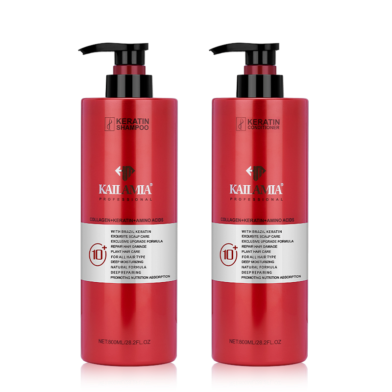 High quality karatin colagen hair care shampoo and conditioner oem odm