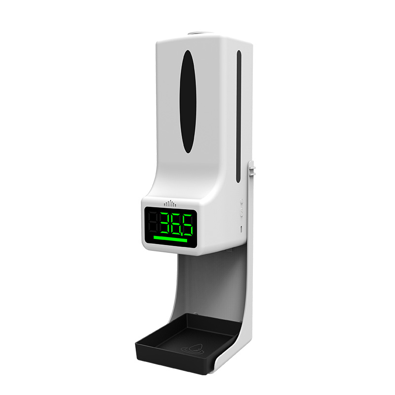 K9x Automatic Touchless Auto Alcohol Hand Sanitizer Dispenser With Temperature Alarm