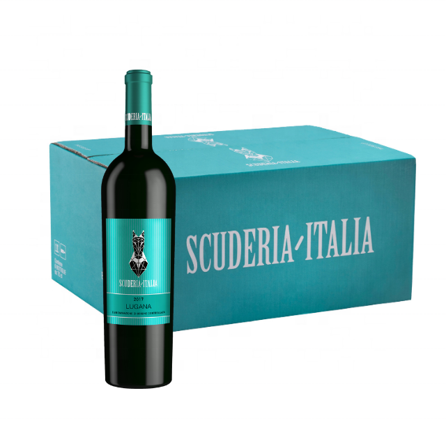 Шесть Пакет LUGANA DOC 2017 Scuderia Италия 0.75L престижных итальянских белого вина