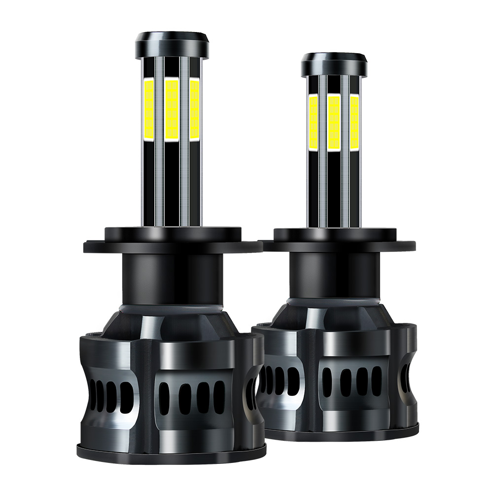 Super Bright Auto Lighting System 8-sided 12000lm LED Car LED Headlights Bulb 9005 9006 H1 H4 H7 H11 LED Car Lights