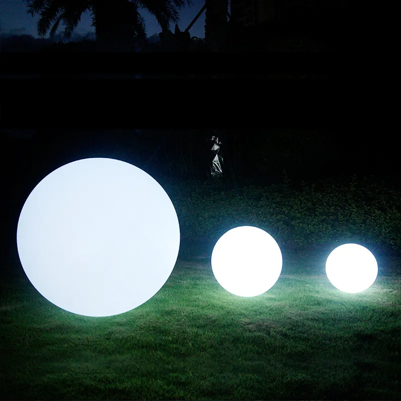 Landscape balls lights in pool lounger waterproof glow swimming pool ball led glow ball floating light with 16 colors changing