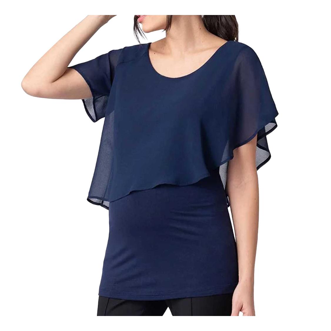 2020 New Women's Tops 2020 Top Pregnant Women's Clothing T Shirt Tops Wear Summer Europe And America Chiffon