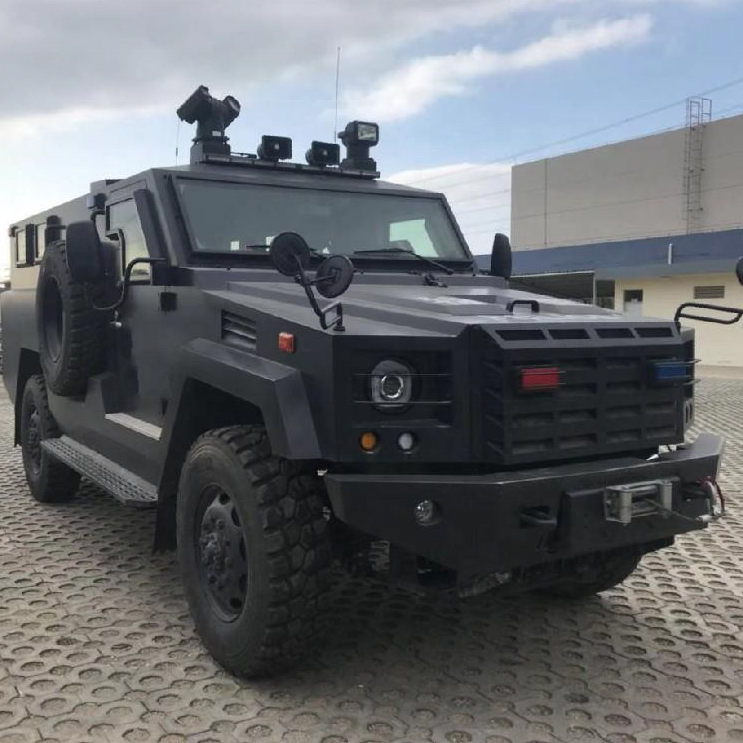 EQ5103XFB Dongfeng 4x4 военный патрульный автомобиль STANAG 4569 Уровень 2 бронированный грузовик-перевозчик анти-шахта