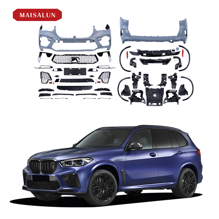 X5M F85 Комплект кузова для BMW X5 G05 2019 + передний бампер задний бампер автомобильные бамперы