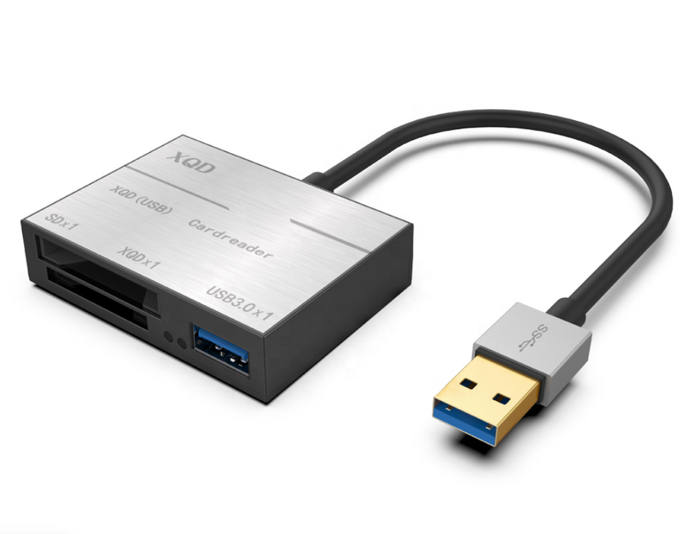 Лидер продаж на Amazon, Прямая поставка с завода, профессиональный картридер XQD SD USB 3,0