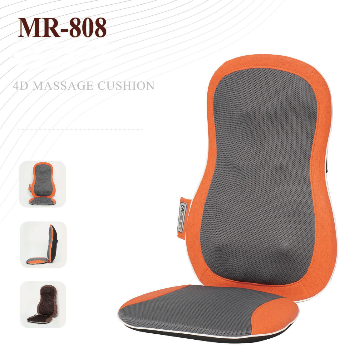 MR-808 4D Бестселлер средства для массажа шиацу разминающий массаж подушки
