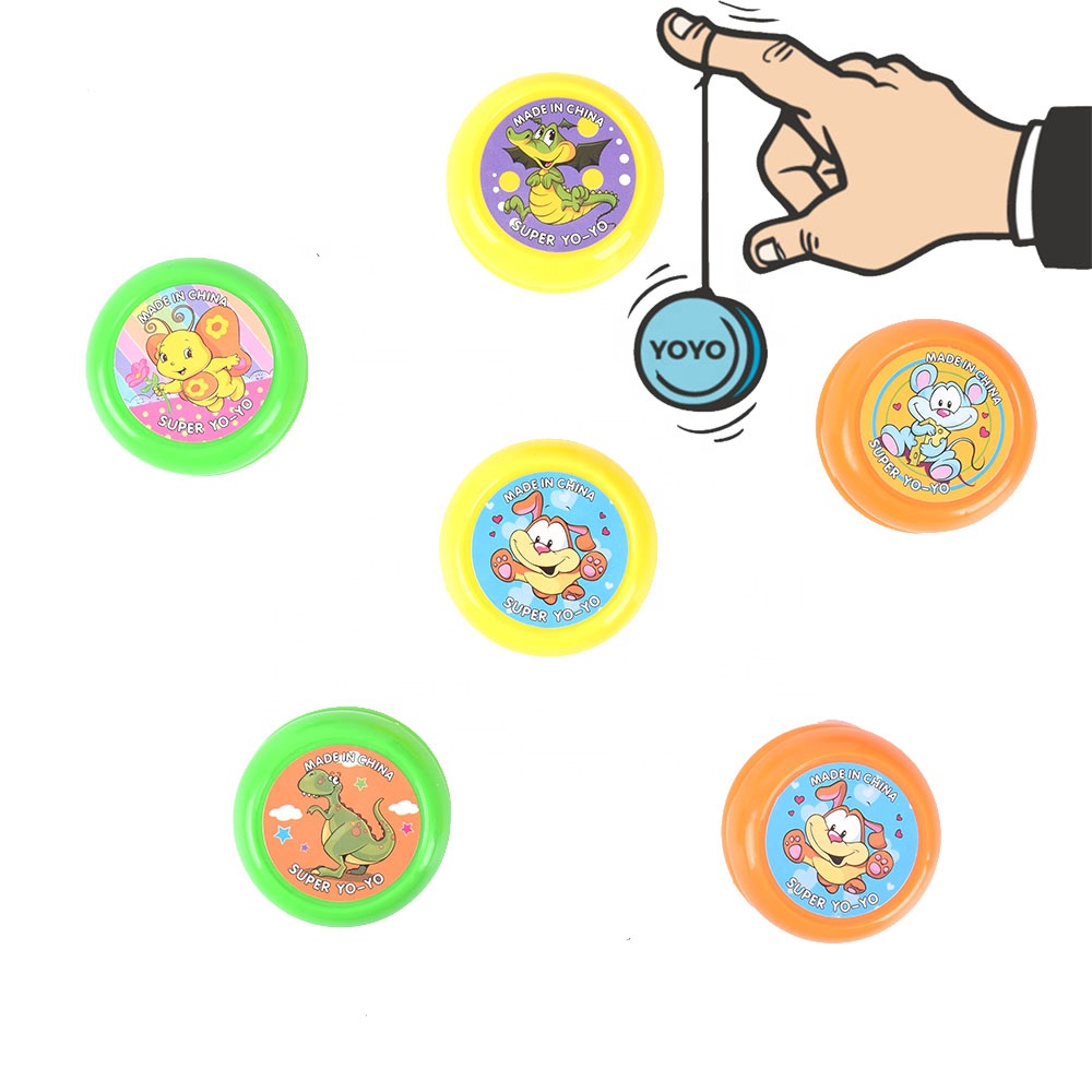 Factory Direct Custom Cheap Finger Colorful 5CM Plastic Yoyo Ball Toy