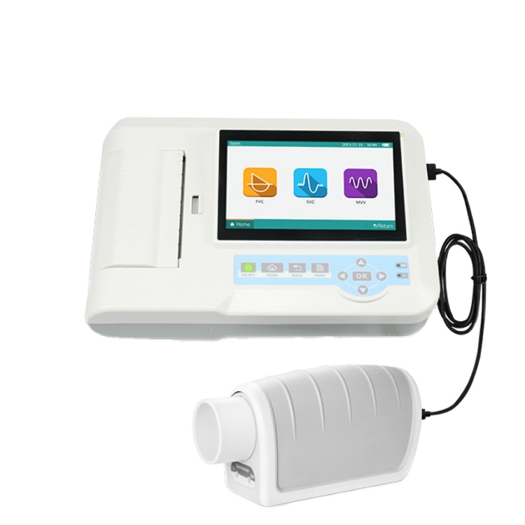 YSSPR100 portable lung function testing device pulmonary function analyzer medical spirometer