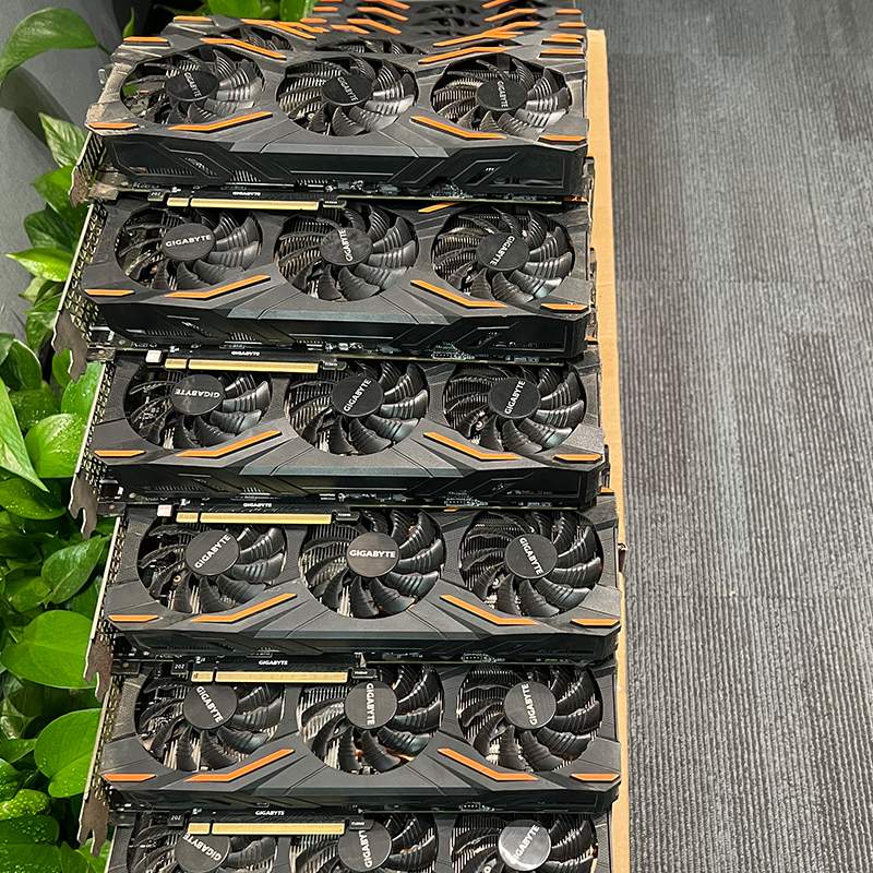 P104 100 видеокарта GPU 38 МЧ/с P104-100 б/у 4 ГБ 8 ГБ 3 Вентиляторы Оптовая Продажа с завода P104