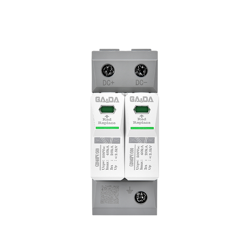 G2040PV/500-2 P Solar 500v молния наружный spd 2-полюсный dc стабилизатор напряжения фотогальванический