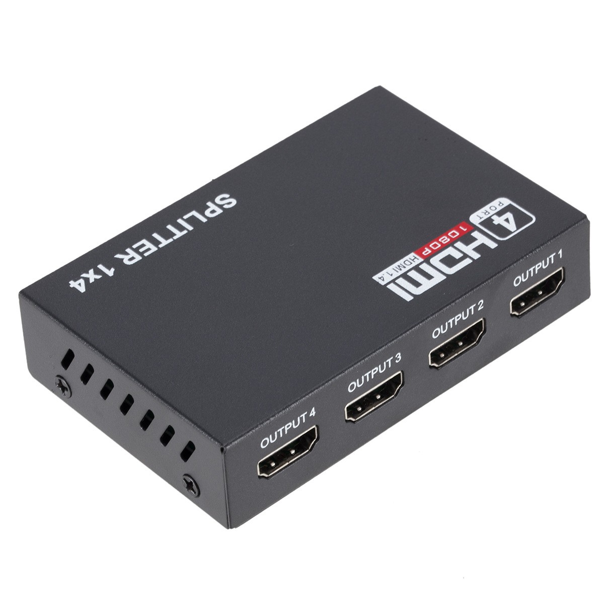 1 вход 4 Выход Hdtv сплиттер 1X4 1080p 3D Hdtv сплиттер с питанием для Hdtv Xbox Ps