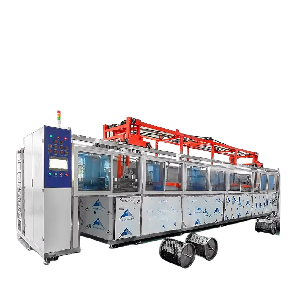 Full Automated Industrial Ultrasonic Cleaner for New Energy industry aluminum Lithium Battery Case batch indepth cleaning