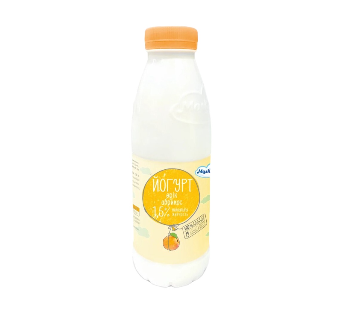 Kazakhstan 450g Fruit Liquid Apricot Yogurt