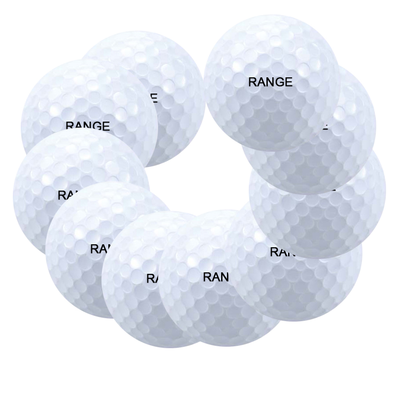 Bulk Cheap Customize Logo Practice Ball Golf Range Ball