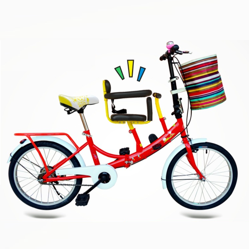Luchen-factory 22/24 mother and child bicycle parent child bikes adult tandem bicycles lady and baby bike