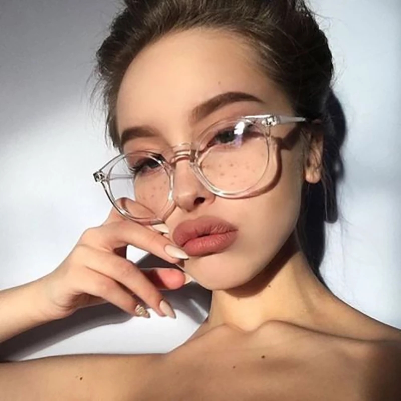 Низкая цена, винтажные женские и мужские круглые прозрачные очки, оптическая оправа для очков унисекс