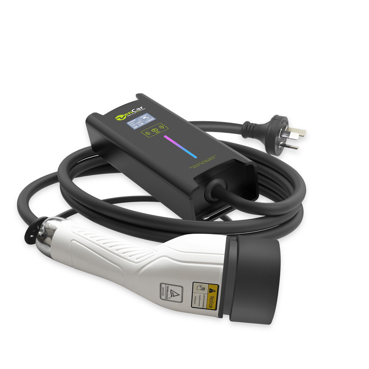 Zencar Type 2 10A 15A 3.5KW Wallbox EV to AU Plug