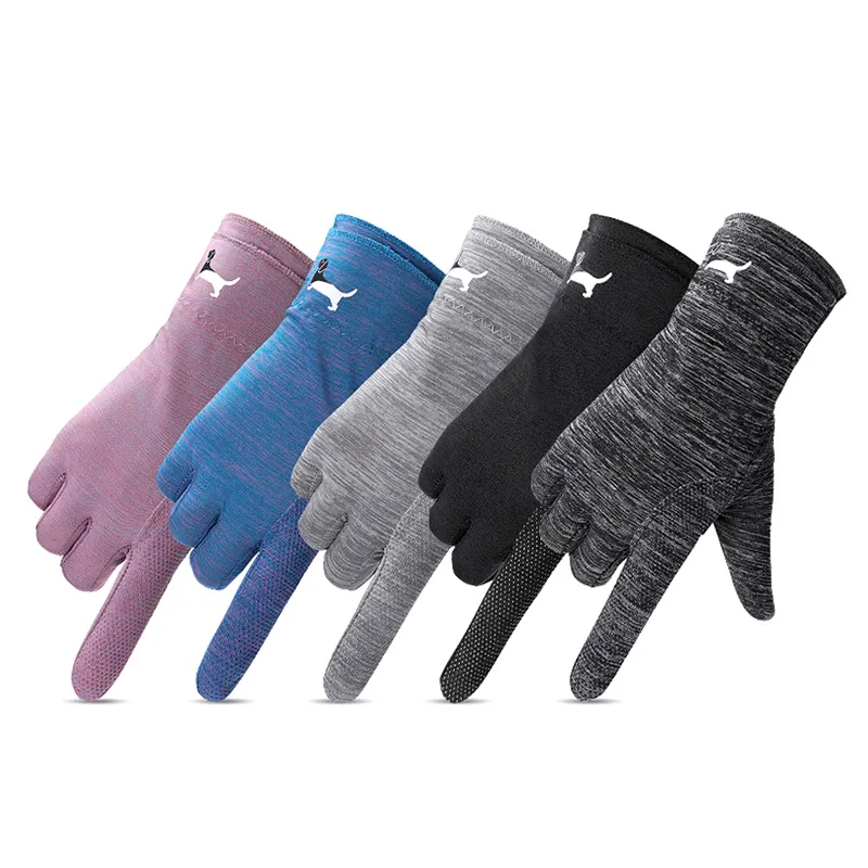 Outdoor unisex bike riding touch screen car driving sun protection hand gloves for summer men