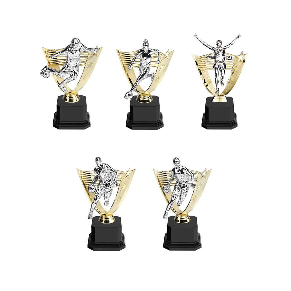 B&C  soccer trophy direct wholesale basketball trophy cheap sports plastic trophy