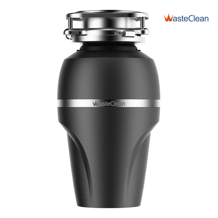 Wasteclean 1Hp 750w Continous Feed Food Waste Disposer 7 Level Grinding and Sound Reduction sink grinder 1500ml