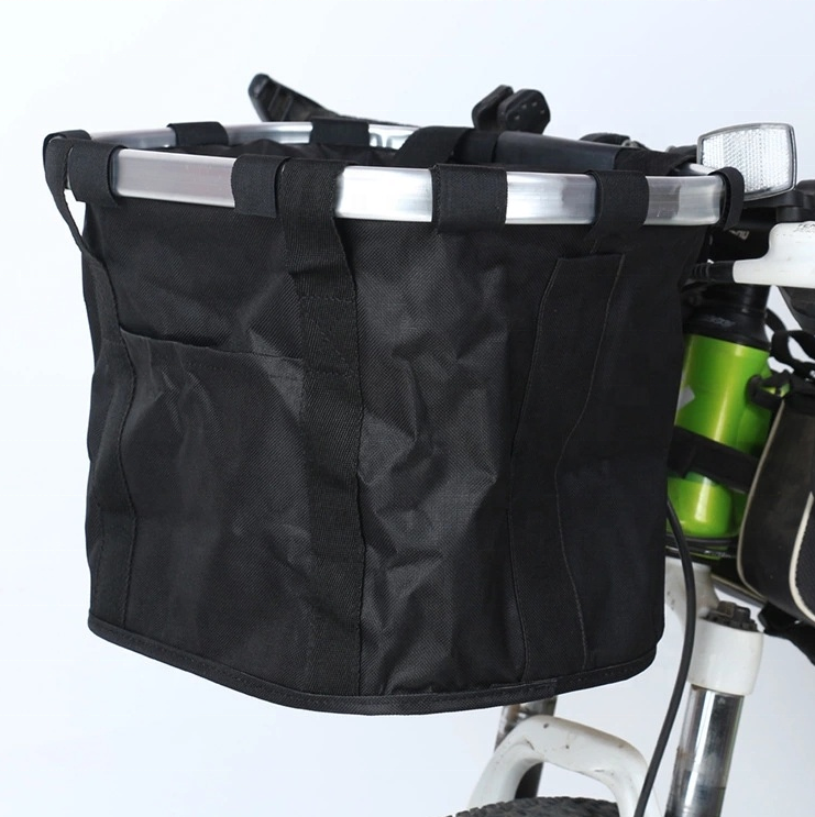 Easy Install Detachable Bike Storage Handlebar Basket Bicycle Basket