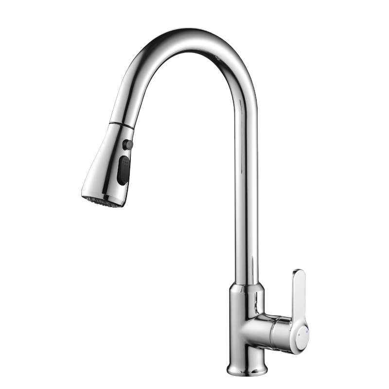 Chrome pull out kitchen faucet brass robinet de cuisine rubinetti lusso torneira para cozinha grifo cocina
