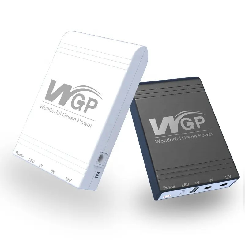 WGP Mini UPS вход 12V Выход 5V/9V/12V Доступная емкость более 30WH источник бесперебойного питания для модема маршрутизатора веб-камеры