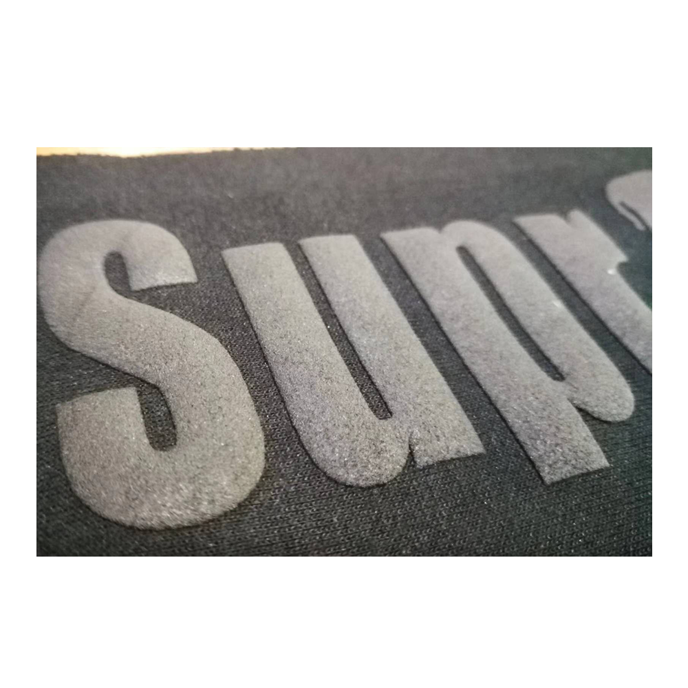 3D three-dimensional foaming hot stamping garment processing hot stamping finished products