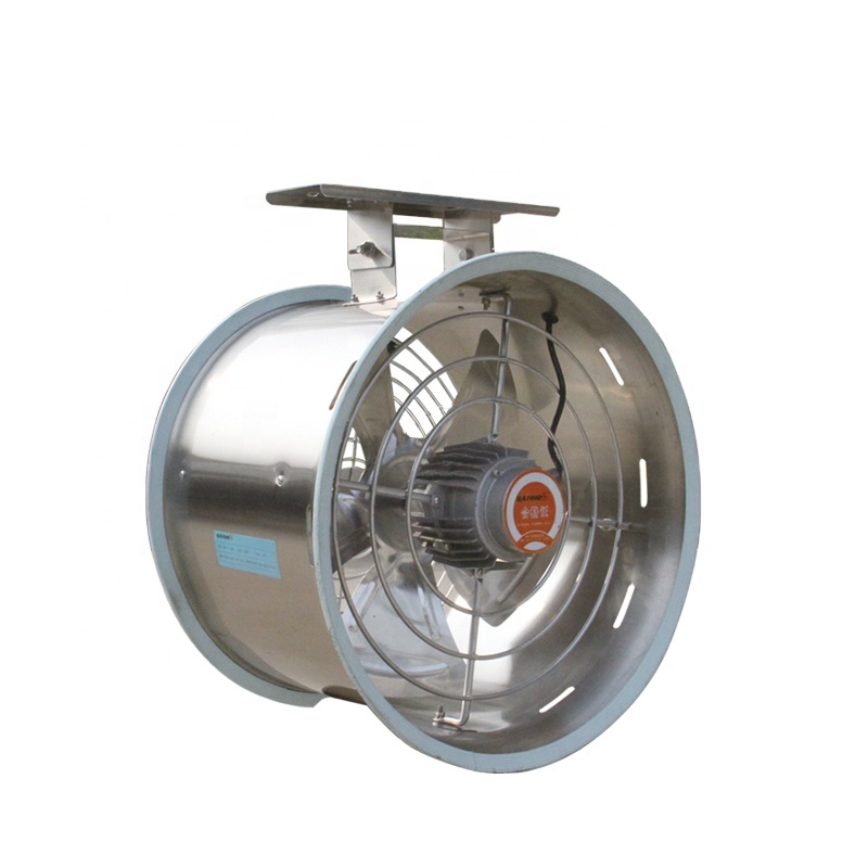 Hot Air Circulation Axial Flow Ceiling Fan Blower For Greenhouse Poultry Ventilation System