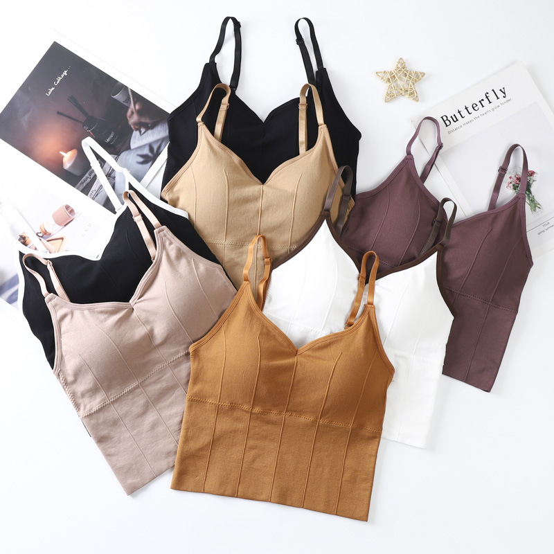 dropshipping yoga teenage girl ladies sexy long sport bra women seamless bra
