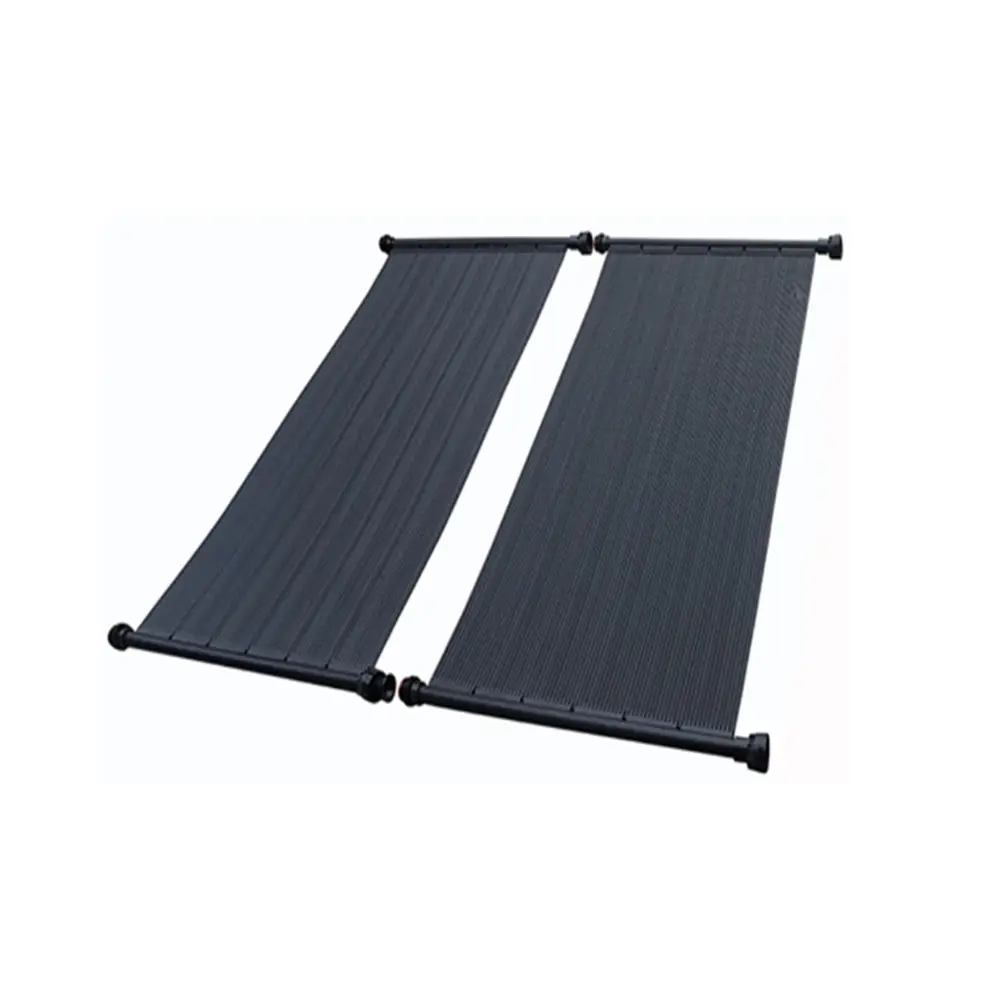 black less lose heat plastic solar heating panels for above swimming pool