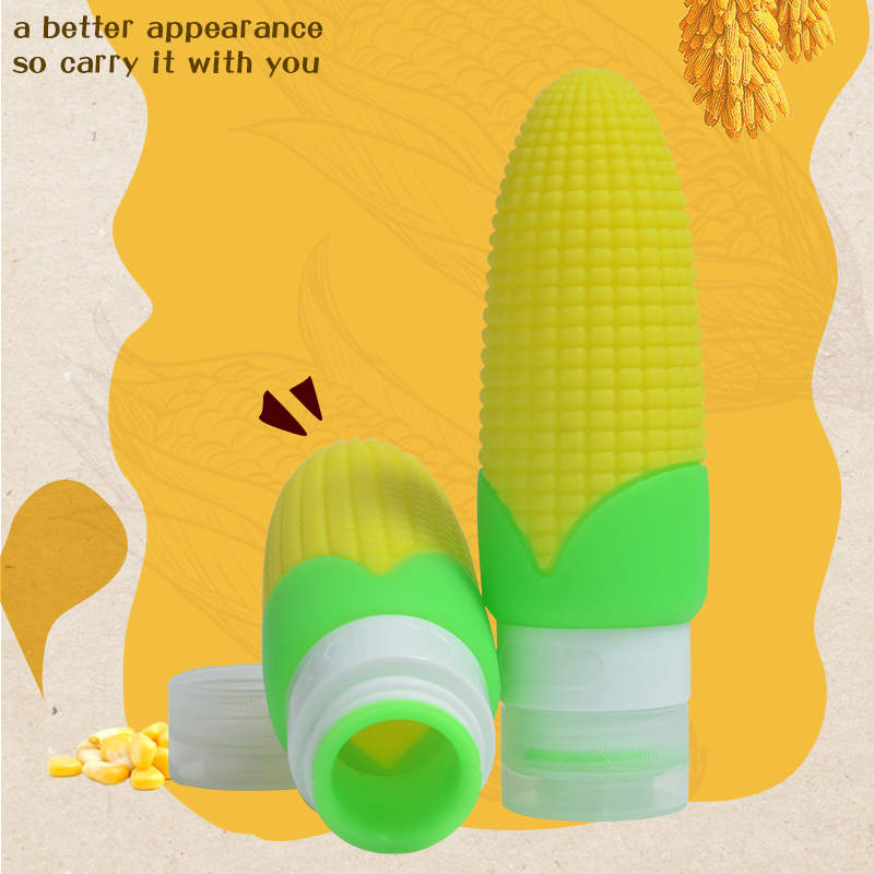 silicone split bottle cosmetic travel bottle silicone collapsible shampoo bottle