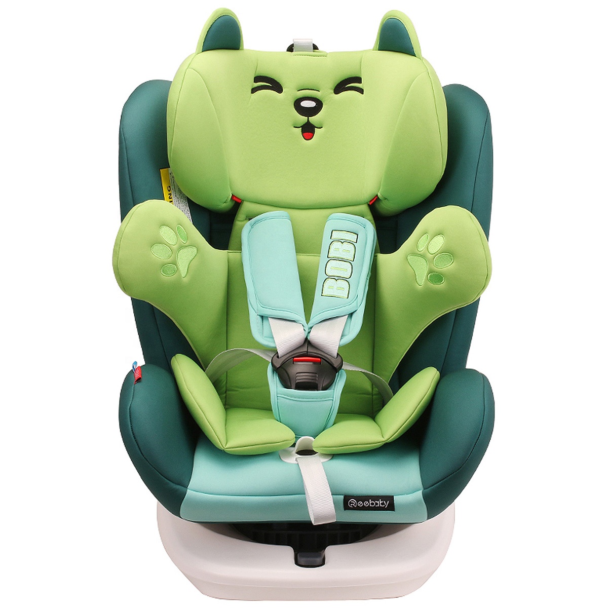 Милое мультяшное медвежонка Reebaby вращающееся автомобильное кресло с ISOFIX для ребенка 0-36 кг