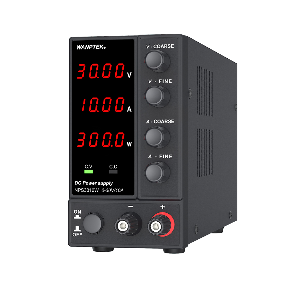 Источник питания постоянного тока NPS3010W 300 Вт, 30 В/10 А, импульсный источник питания с четырехзначным светодиодным дисплеем