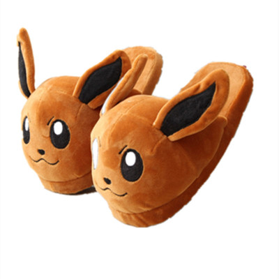 RTSAY-1278 новые тапочки Pokemon Kaby beast Pokemon Pikachu плюшевые домашние милые Мультяшные хлопковые тапочки