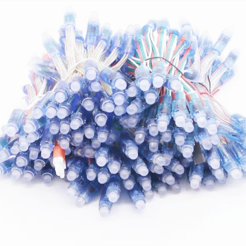 Instock PVC Wire Multiple Full Color Christmas Led Light Pixel 12mm RGB WS2811 5V Waterproof For Hari Raya Puasa