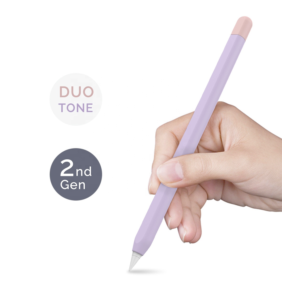 New Colorful Color Soft Grip Pouch Silicone Holder Sleeve Skin Pocket Cover Accessories Case For Apple Pencil 2