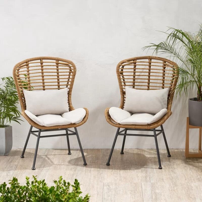 Rattan chairs for gardens outdoor furniture chairs high quality can be customized