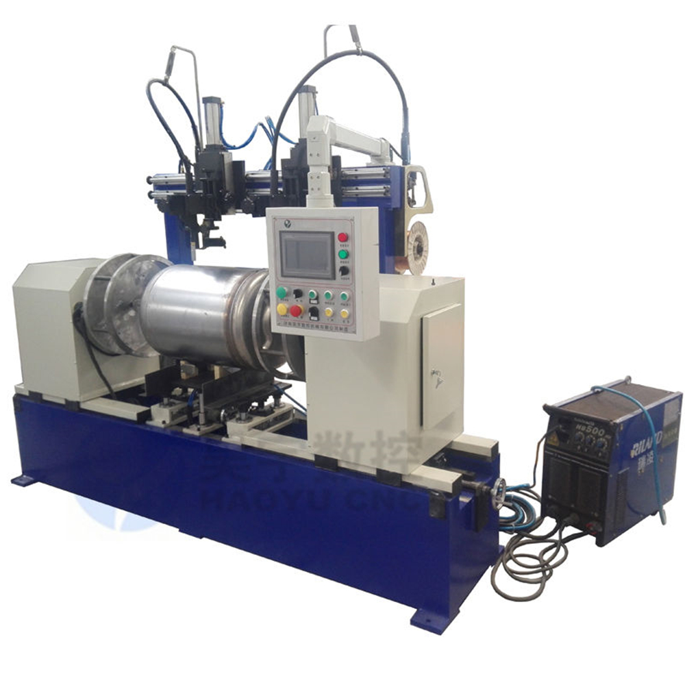 Автоматический круглый сварочный станок Haoyu Cnc с резервуаром из нержавеющей стали